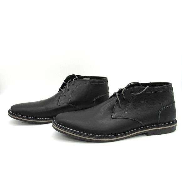 Steve Madden \'Harken\' Men\'s Leather Chukka Boot, Size 13 M - Black main image 4